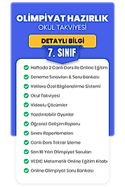 7. SINIF OLİMPİYAT HAZIRLIK VE OKUL TAKVİYESİ