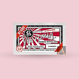 Toz Kumaş Boyası Kırmızı V-08
