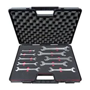 Brio Anahtar İki Ağız Set 10 Parça 6X7-24X27 Çantada