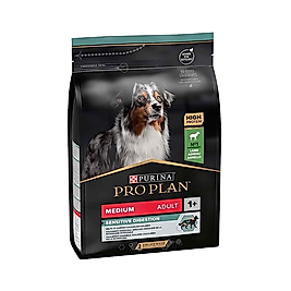 Purina Pro Plan Hassas Sindirim Kuzu Etli Orta Irk Yetişkin Köpek Maması 3 kg
