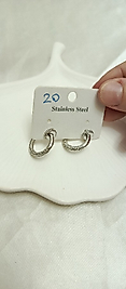 silver küpe