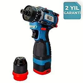 CATPOWER 1360 Akülü Vidalama Kömürsüz Çıkartılabilir Mandren 10V 2.0Ah