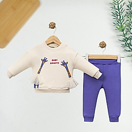 Baby Giraffe 3 İplik Takım / Kışlık