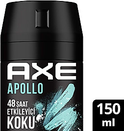 Axe Erkek Sprey Deodorant Apollo 48 Saat Etkileyici Koku Vücut Spreyi 150 ml