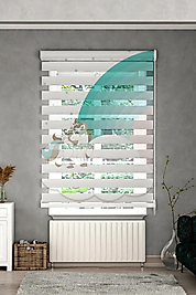 MinibabyroomsYeşil Unicorn ve Gökkuşağı