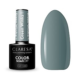 Claresa Green Winks 1 Kalıcı Oje | 5gr | Polonya 2025 Üretimi En Yüksek Kalitede Kalıcı Oje