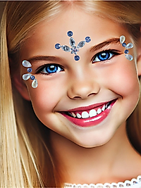 Parlak yüz taşı seti