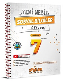 Spoiler Yayınları 7. Sınıf Sosyal Bilgiler Pdf Akıllı Defter 2025 2026 Yeni Baskı Sezon