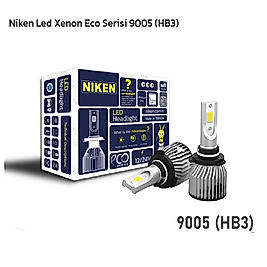 NIKEN 9005 HB3 LED 12V / 24V ECO SERİSİ (ICE WHITE) 4000 LÜMEN 6500K 40W