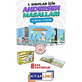 Andersen Masalları 16 sayfalık 10 kitap 1.sınıflar için Ata Yayıncılık
