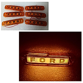 İSİM LOGO PARMAK LAMBA 12V & 24V FORD SARI