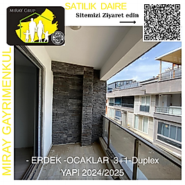 1002-SATILIK DUBLEKS DAIRE-BALIKESIR-ERDEK-OCAKLAR MAHALLESI-3+1- Brüt 130 m² / Net 90 m²- 4 750 000 TL-