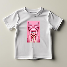 Barbie Baskılı Normal Kalıp  Çocuk Tişört