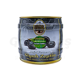 Taş Baskı Yanaklı Gurme Siyah Zeytin - 2 Kg