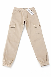 7-11 Yaş Erkek Çocuk Bej Kargo Pantolon