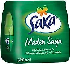 SAKA SADE MADEN SUYU 200 ML*6