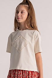 Kız Çocuk 4-9 Yaş Krem Badi