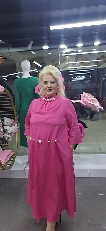 Pembe Pamuk Saten