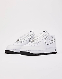 Air Force 1 Low White Black Outline Swoosh