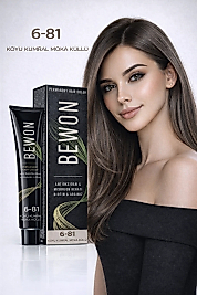 BEWON SAÇ BOYASI 100 ML (6-81 KOYU KUMRAL MOKKA KÜLLÜ)