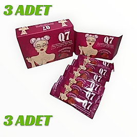 Q7 BAL BAYANLARA ÖZEL ÇİLEKLİ STİCK BALLI MACUN 12 li  3 ADET