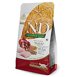 ND Düşük Tahıllı Tavuk Nar Kısırlaştırılmış Kedi Maması 1,5 Kg