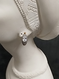 14K Taşlı Küpe