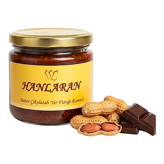 BİTTER ÇİKOLATALI YER FISTIĞI EZMESİ (300 gr)