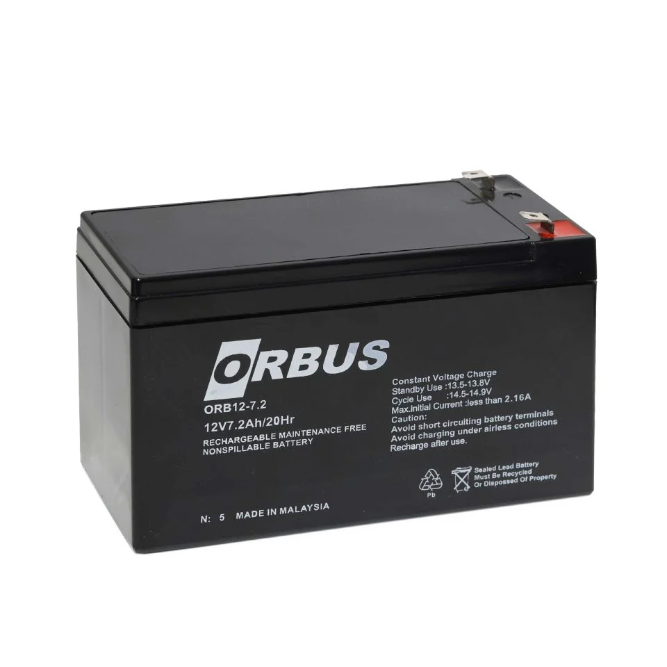12V 7,2 Ah Kuru Akü (ORBUS)