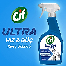 Cif Sprey Ultra Hız & Güç Kireç 1000ml