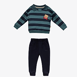 Erkek Çocuk 2-5 Yaş Polo Yakalı Alt Üst İkili Takım