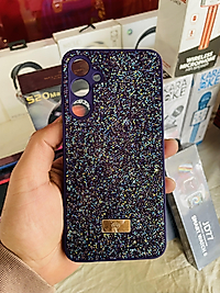 Samsung Galaxy A16 Taşlı Telefon Kılıfı Mor
