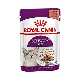 Royal Canin Sensory Feel Etli ve Balıklı Soslu Kedi Konserve Maması (85 g)