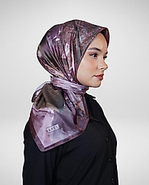 Dijital Kristal Eşarp Pastel Boya Desen