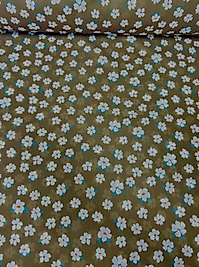 Masa Örtüsü & Piknik Örtsü -Raşel Kumaş 120 cm X 160 cm -Papatya Desenli