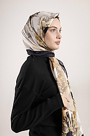 FLOOR İPEK ŞAL EL DİKİŞİ DESEN-1