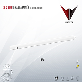 CATA CT-2466 5W LEDLİ BANT ARMATÜR