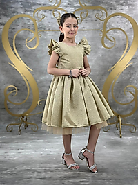 SİMLİ FİYONK MODEL KIZ ÇOCUK ABİYE