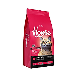 Homie Premium Tavuk Etli Yetişkin Kedi Maması (15 kg)