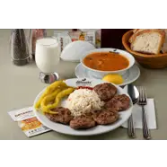 Bizce Köfte Çorba Ayran Menü