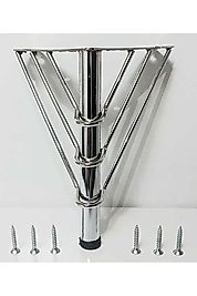 Telli Mobilya Ayağı Metal 15 Cm Krom