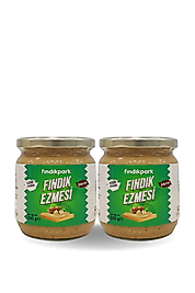FındıkPark Taze Şekersiz Fındık Ezmesi %100 Fındık 2’li Paket 700 Gr
