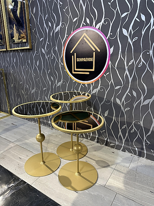 MAT GOLD KÜRE ZİGON BRONZ AYNA