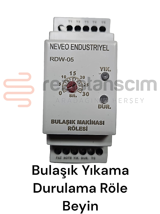 Bulaşık Yıkama Makinesi Yıkama Ve Durulama Zaman Rölesi (KENDİ İMALATIMIZDIR)