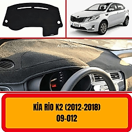 Kia Rio 2012-2018 Konsol Torpido 3D Koruma Koruyucu Kılıfı