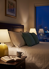 Dekoratif Kare Prizma Sarı  Abajur AB023