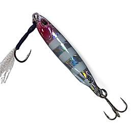 Katta 30 gr Asist'li Metal Jig (Al Yanak Zebra Glow)