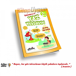 Etkinliklerle Yaz Tekrarım - Hakim Yayınları 2. sınıf Yaz Tatil Kitabı