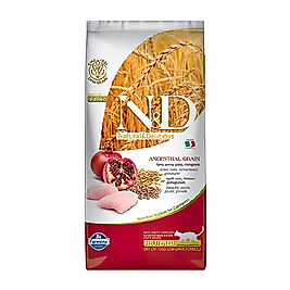 N&D Düşük Tahıllı Tavuk Etli ve Narlı Kısırlaştırılmış Kedi Maması 5 kg