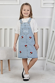 YSM KİDS %100 PAMUK BASKILI KOT JİLE